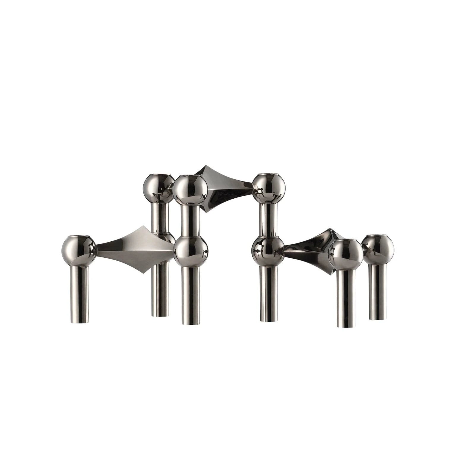 Candle Holder 3-pack (Black Chrome)