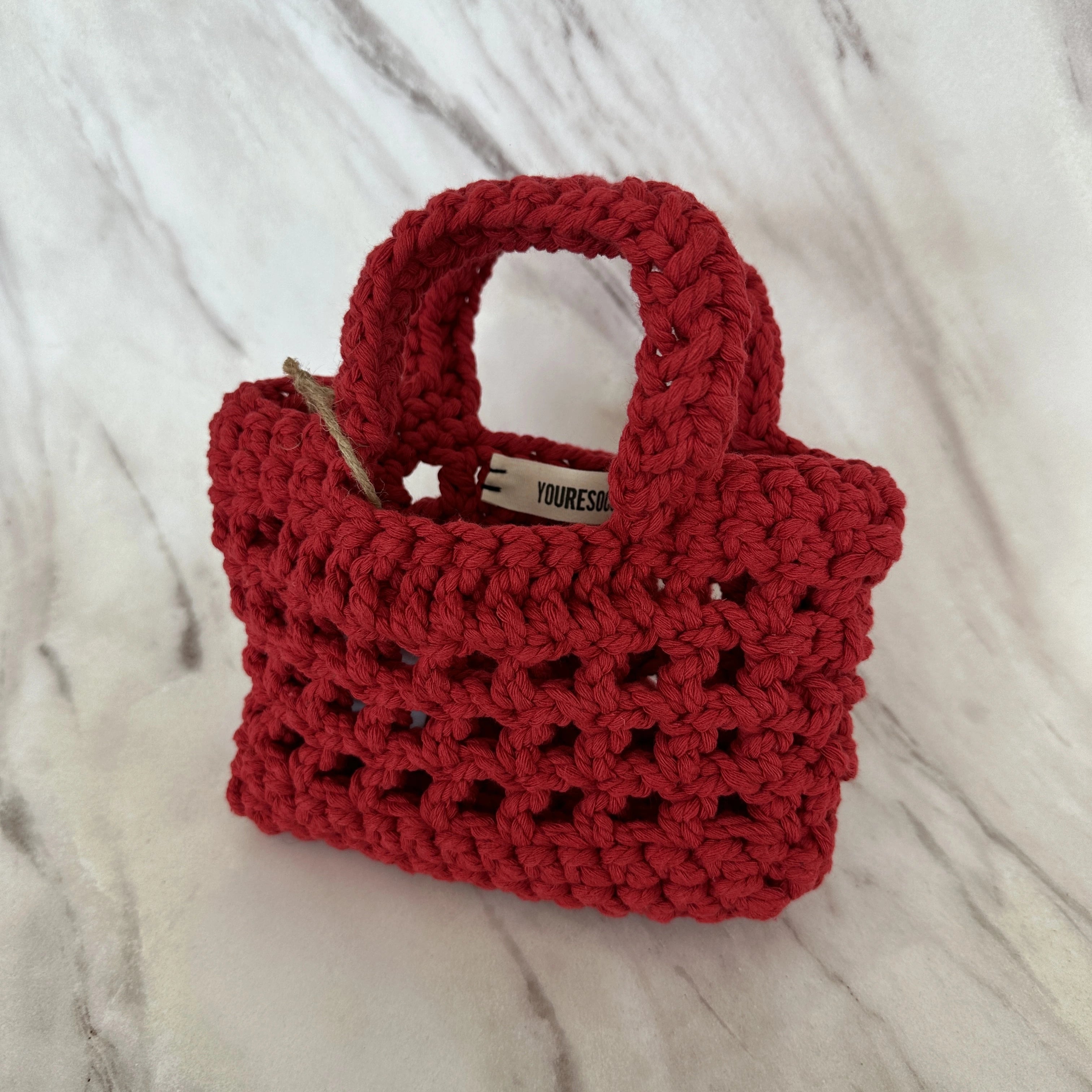 Small Bag YOURESOCOOL - Red
