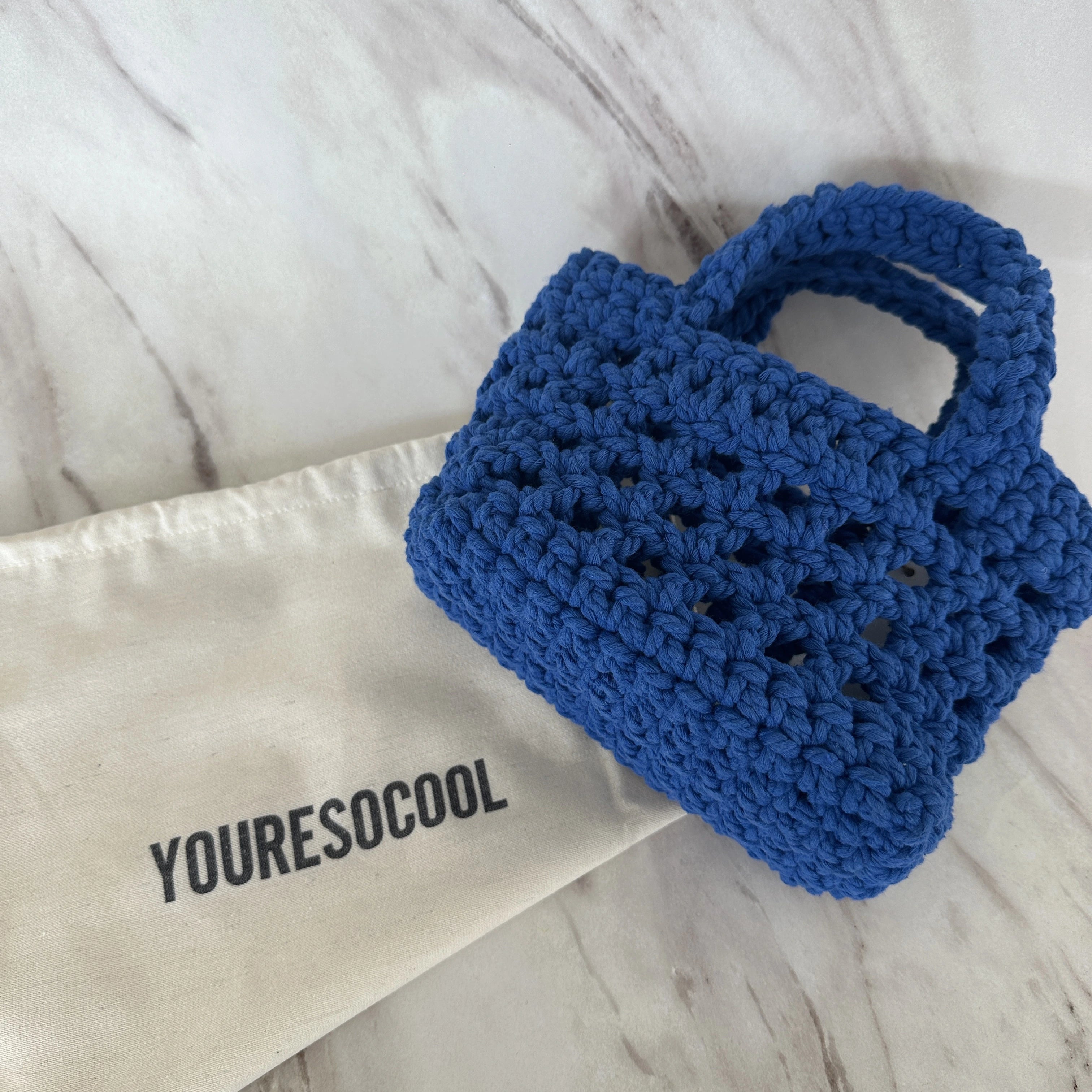 Small Bag YOURESOCOOL - Blue