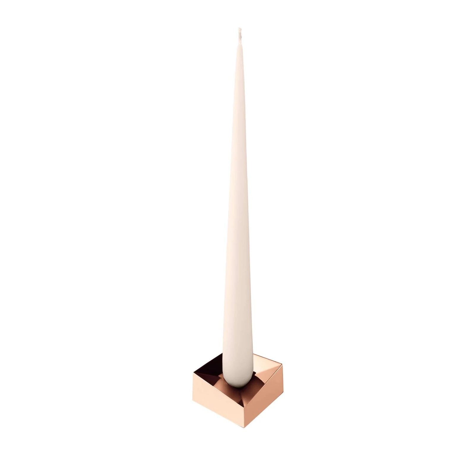 Reflect Candle Holder - Rose Gold #color & size_rose gold - large
