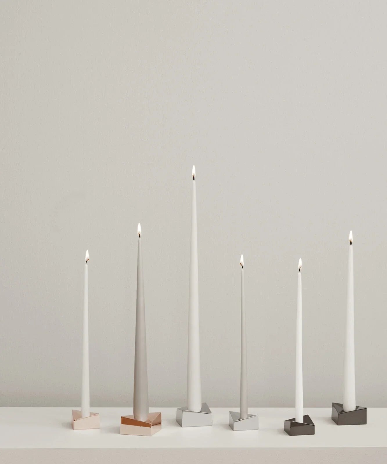 Reflect Candle Holder Small (Chrome)