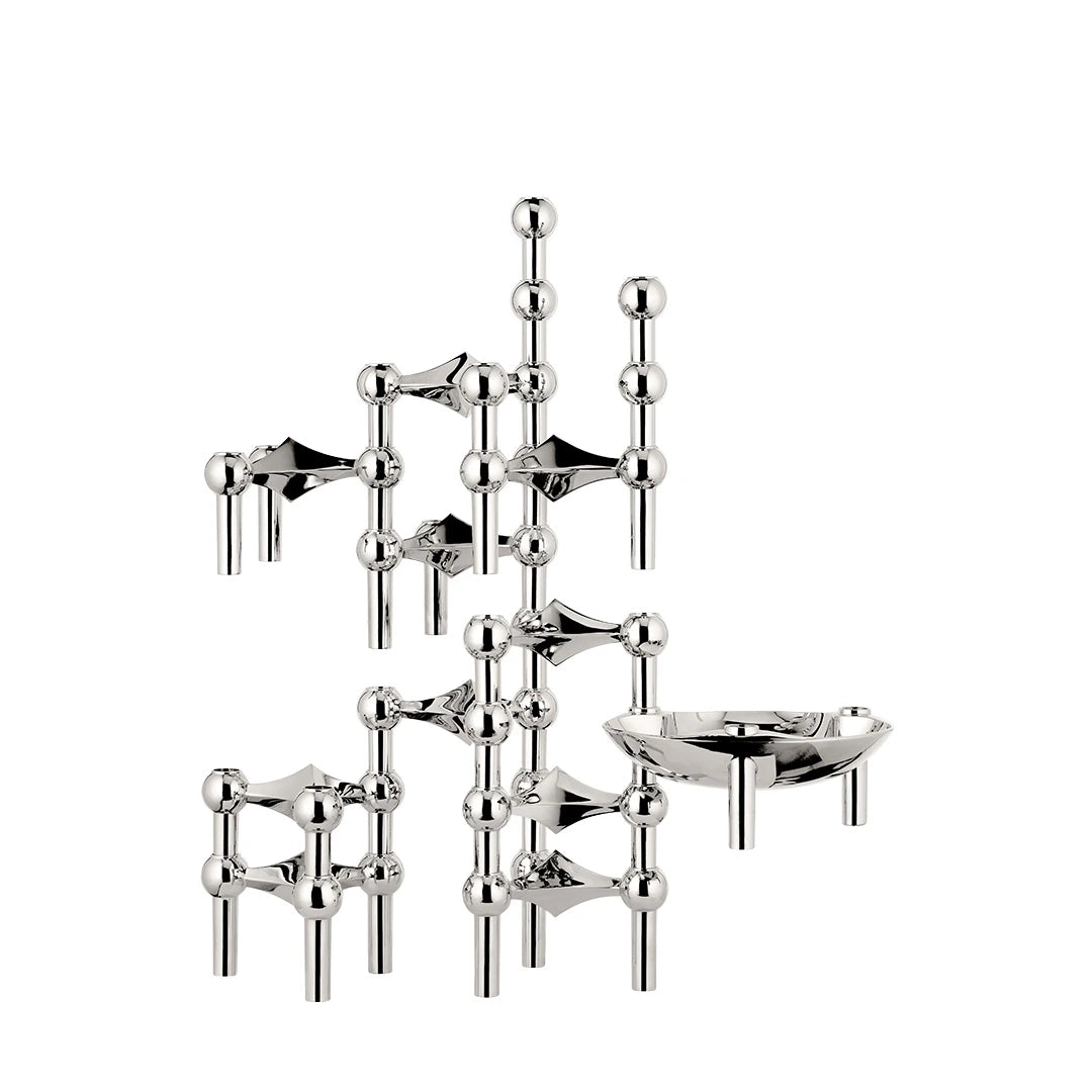 Candle Holder 3-pack (Chrome)