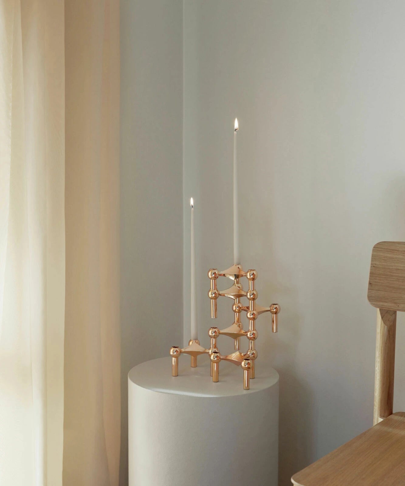 Candle Holder 3-pack (Rose Gold)