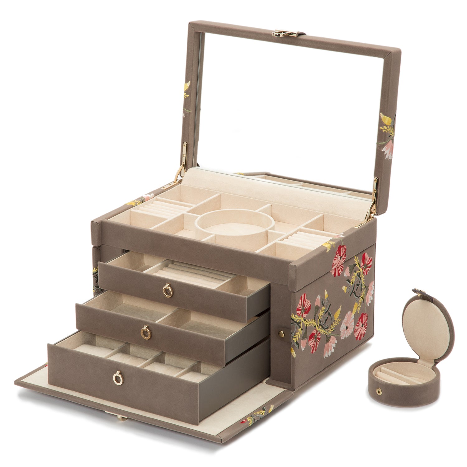 Zoe Large Jewelry Box (Mink)