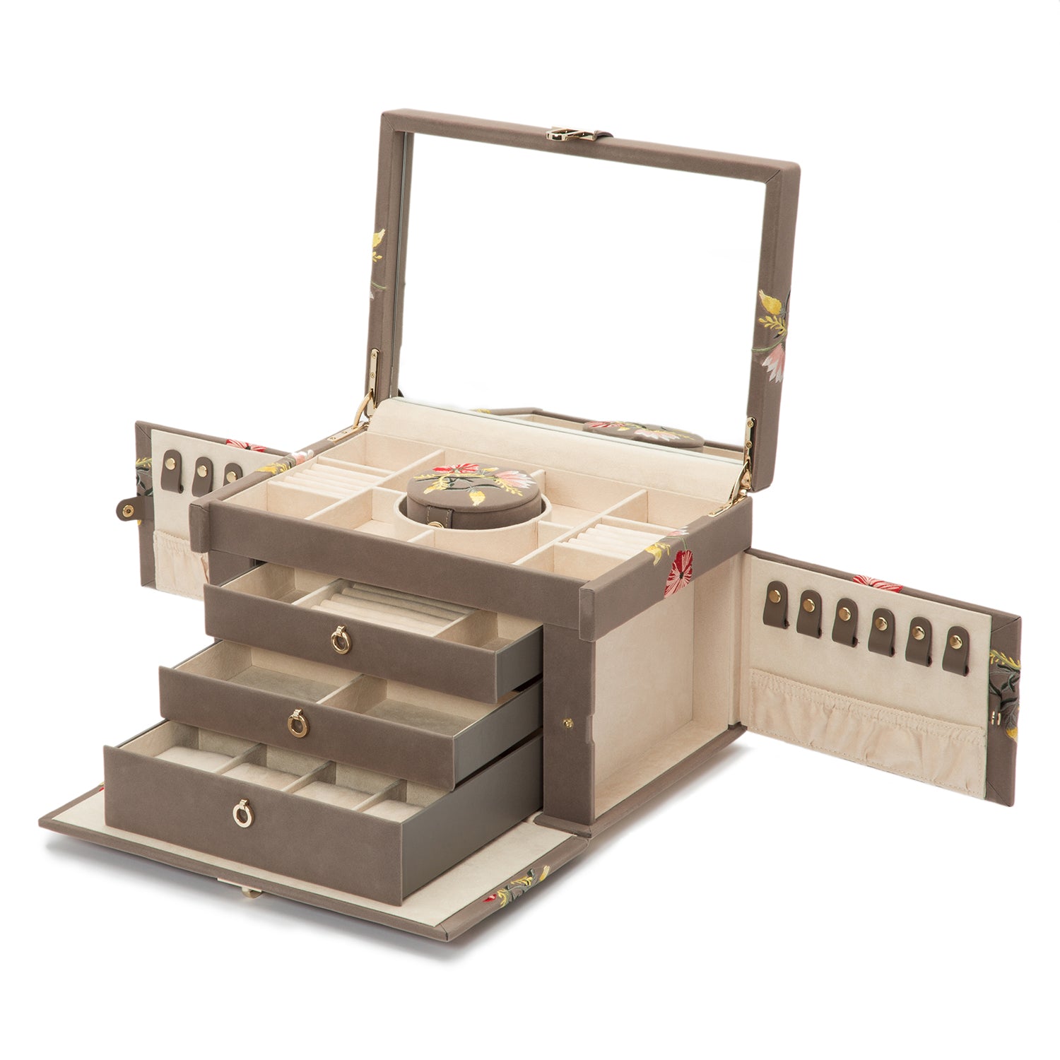 Zoe Large Jewelry Box (Mink)
