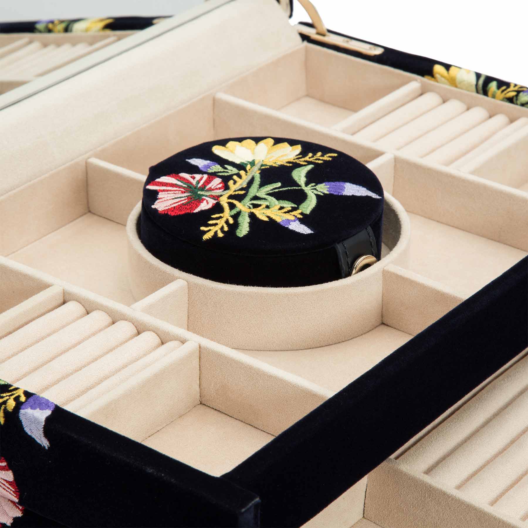 Zoe Large Jewellery Box (Indigo)