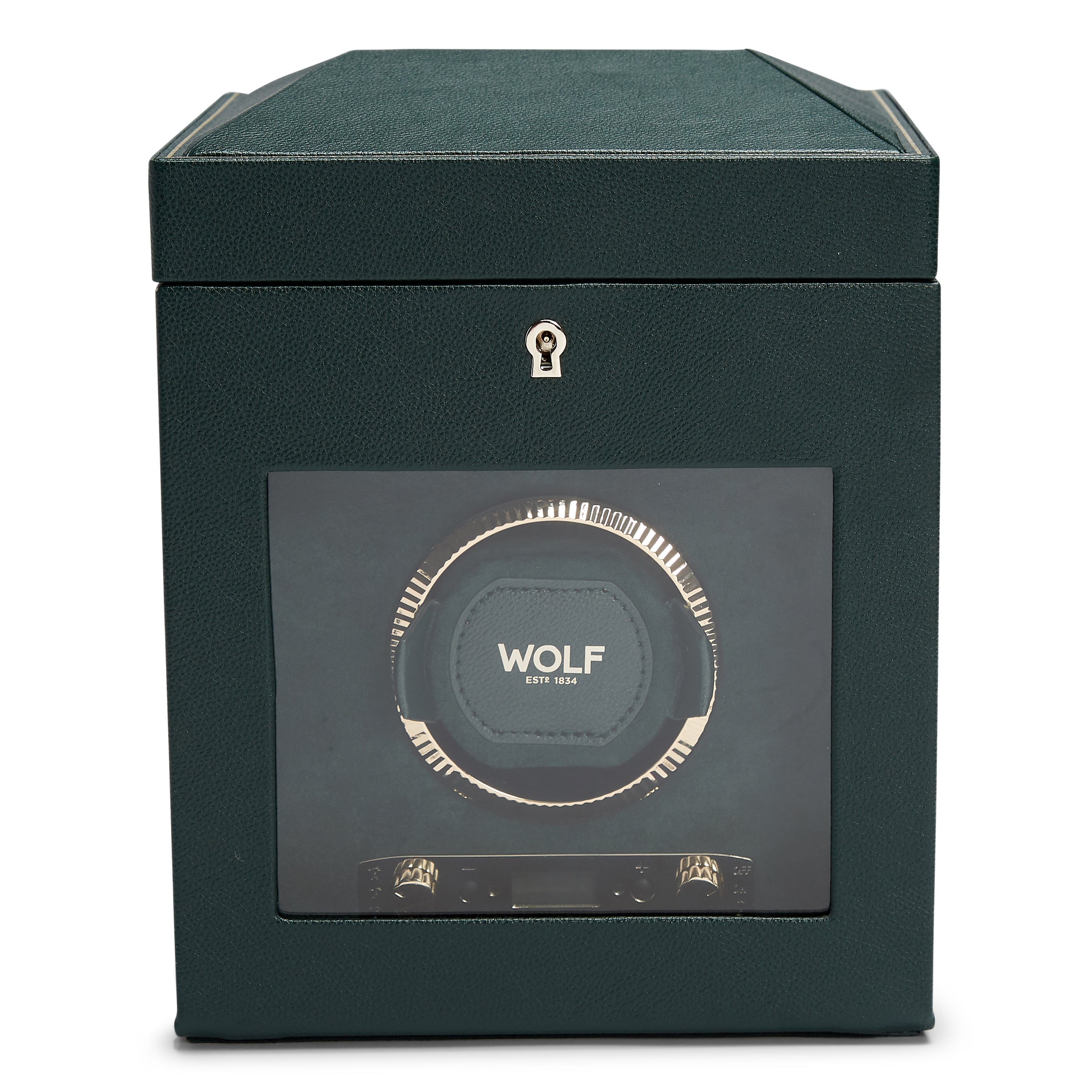 Single Watch Winder - British Racing (Green)