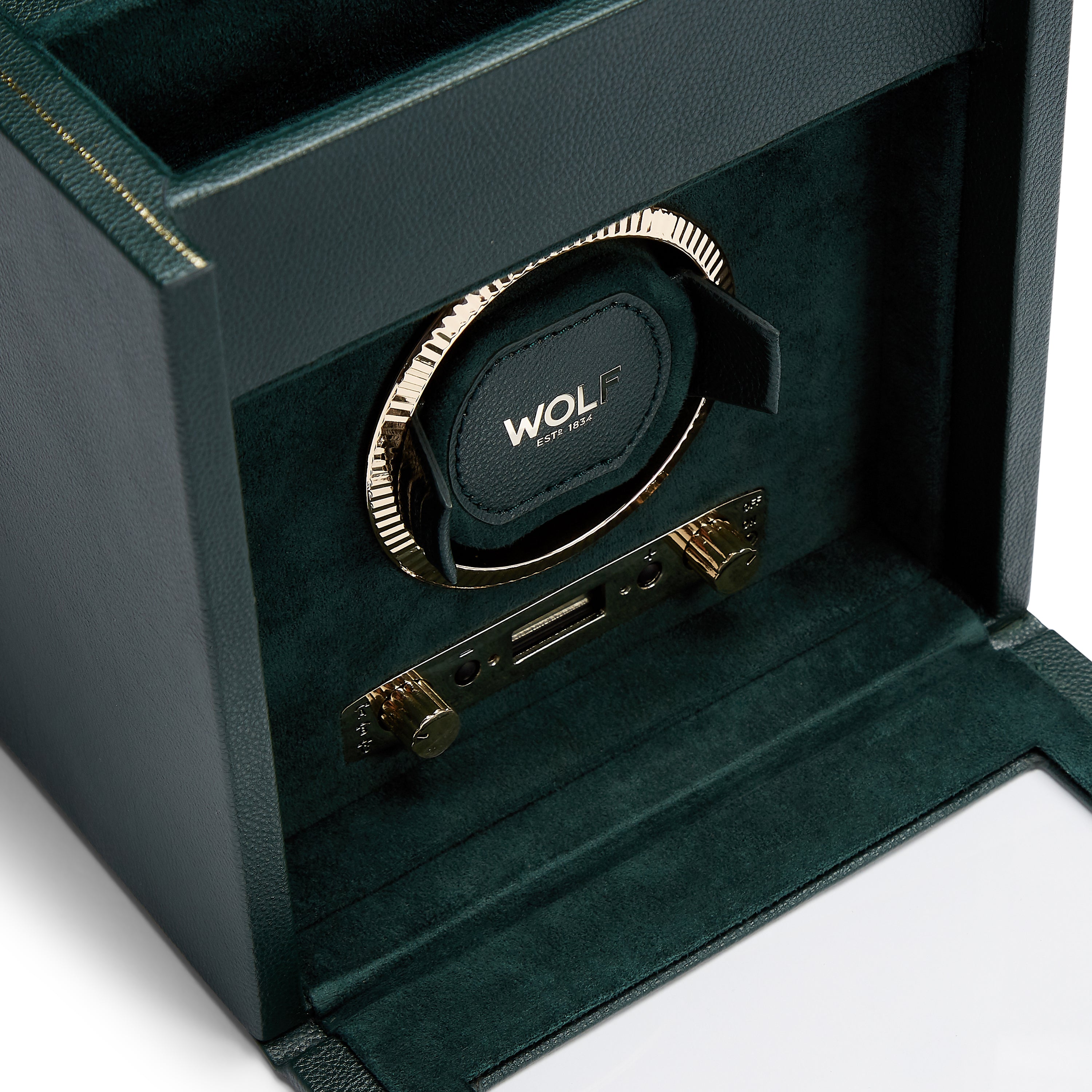 Single Watch Winder - British Racing (Green)