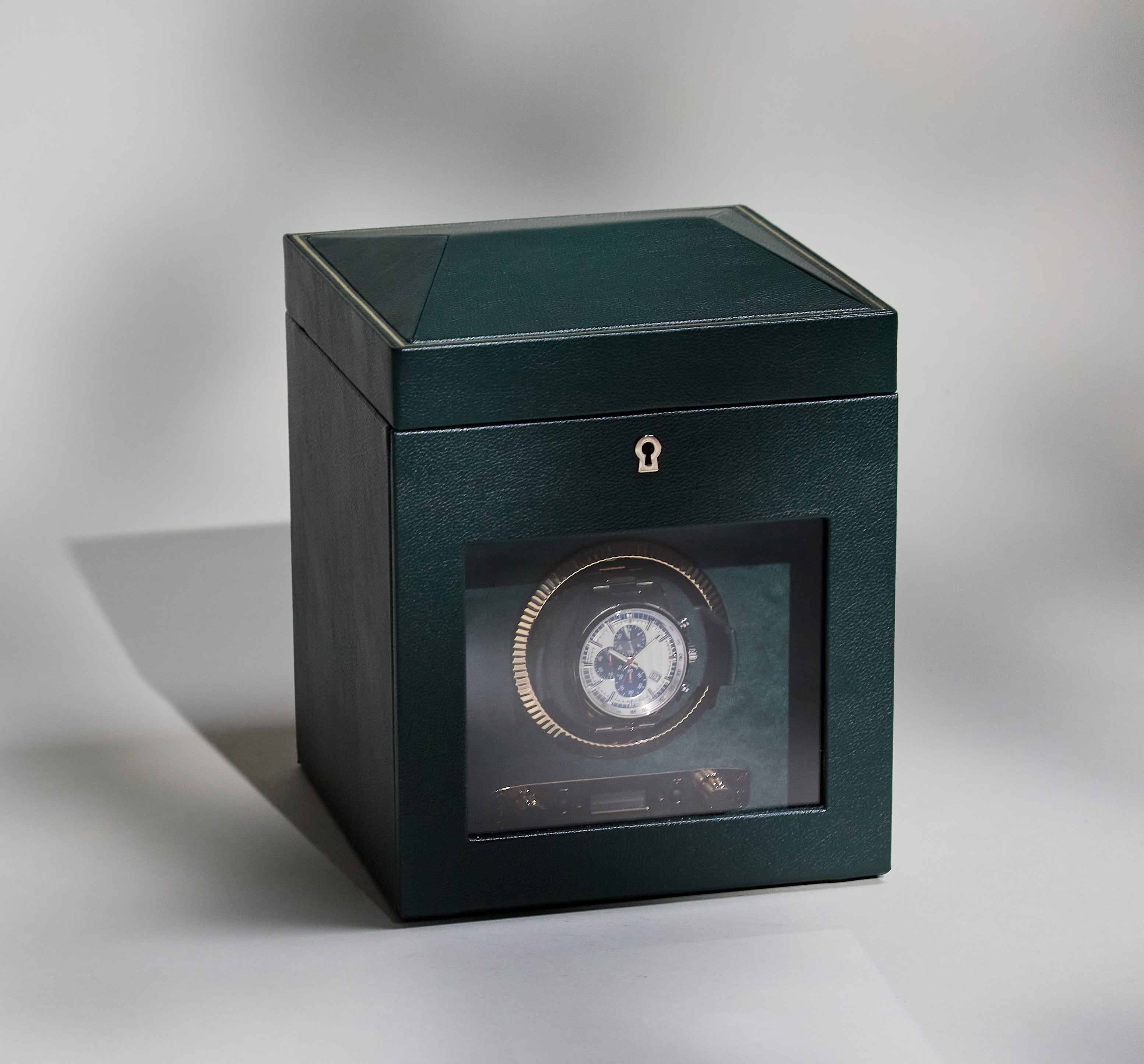 Single Watch Winder - British Racing (Green)