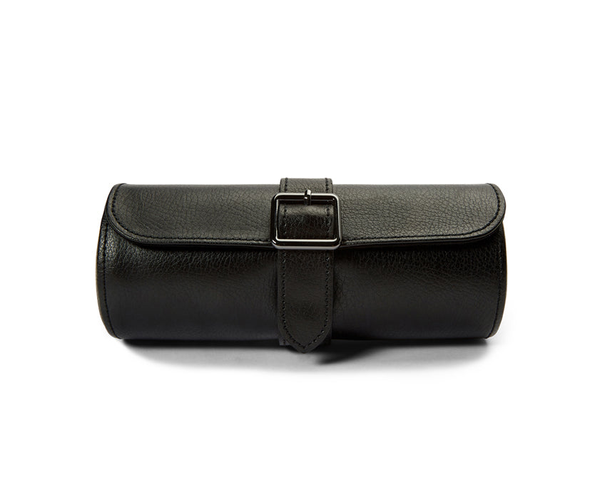 Triple Watch Roll - British Racing (Black)