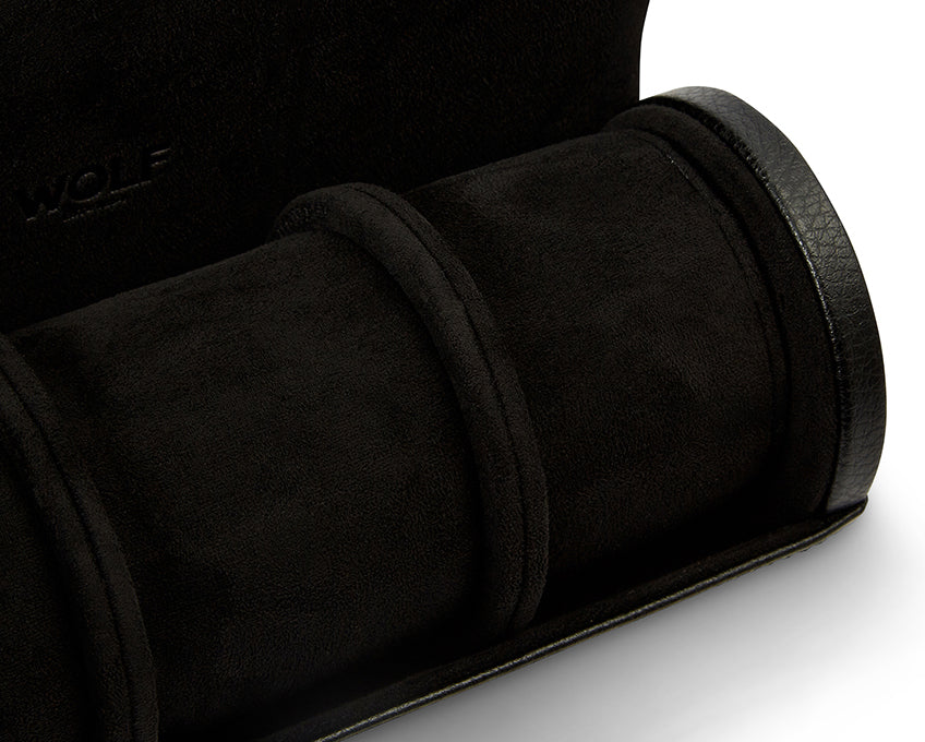 Triple Watch Roll - British Racing (Black)