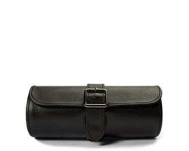Triple Watch Roll - British Racing (Black)