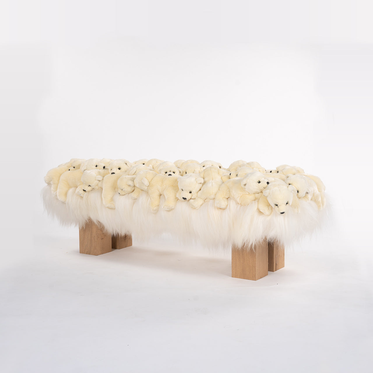 Polar Wood Bench