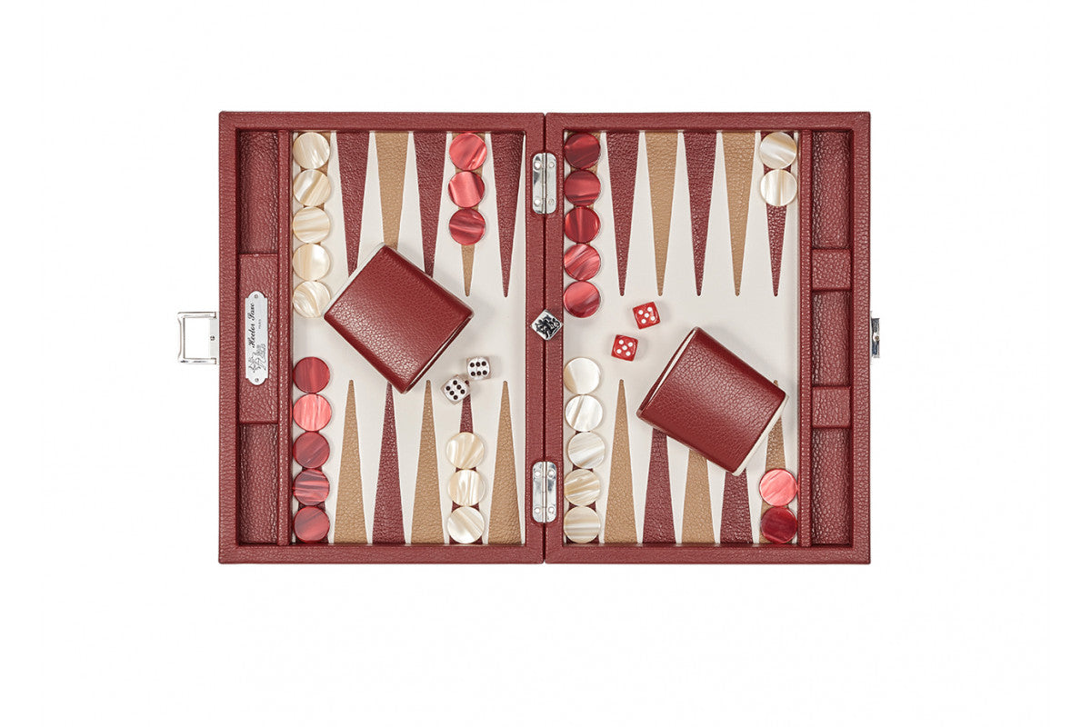 Baptiste Backgammon (Cremisi Beige) - Luxury Backgammon