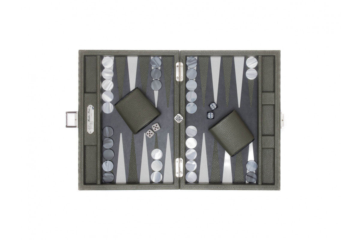 Baptiste Backgammon (Almond) - Luxury Backgammon