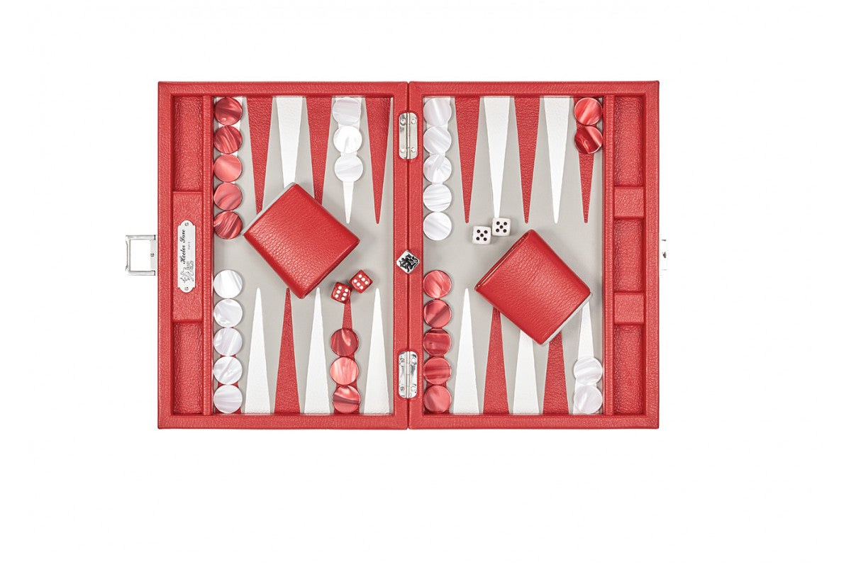 Baptiste Backgammon (Red) - Luxury Backgammon