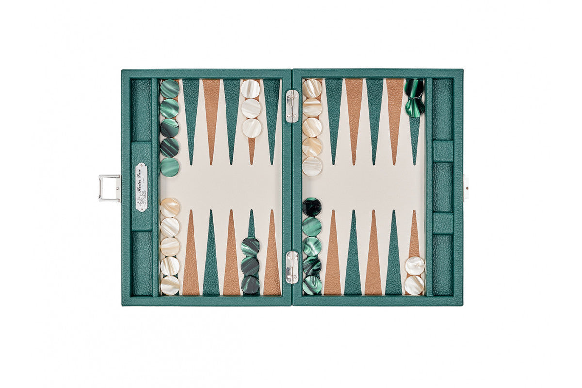 Baptiste Backgammon (Avocado) - Luxury Backgammon