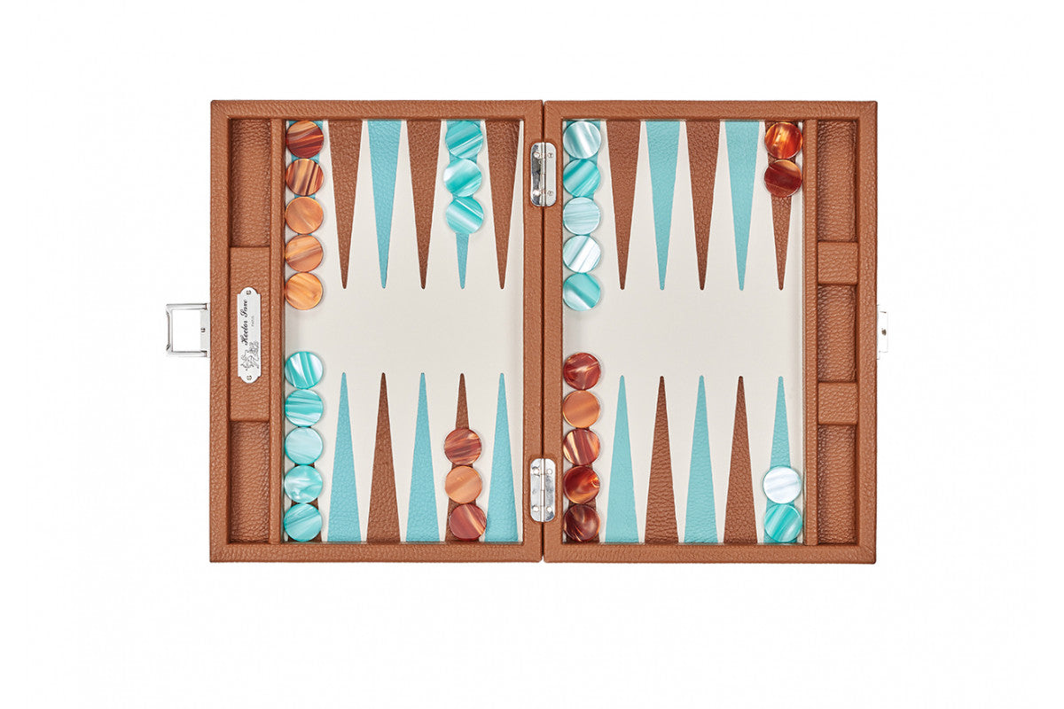 Baptiste Backgammon (Gold) - Luxury Backgammon