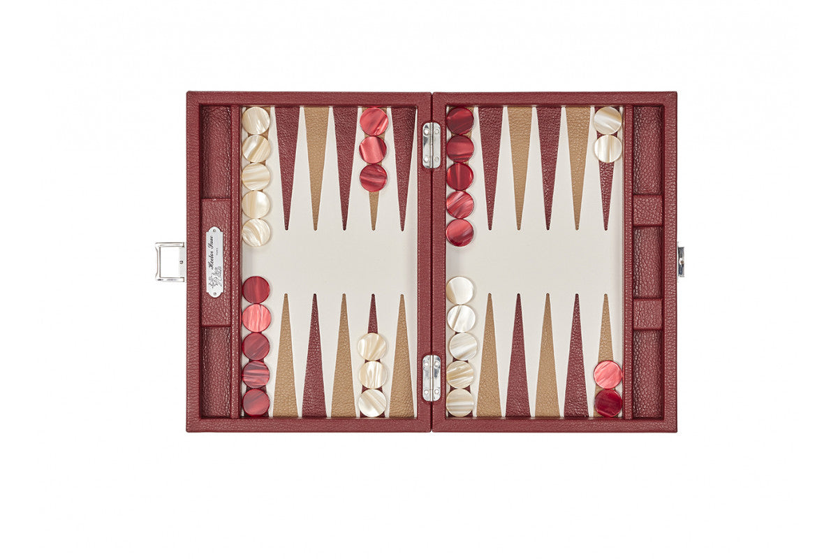 Baptiste Backgammon (Cremisi Beige) - Luxury Backgammon