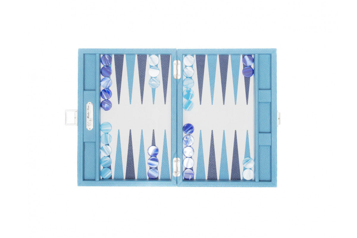 Baptiste Backgammon (Sky) - Luxury Backgammon