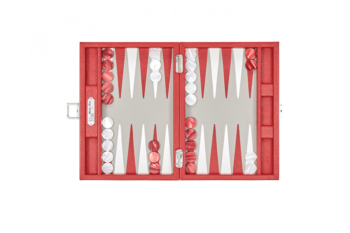 Baptiste Backgammon (Red) - Luxury Backgammon
