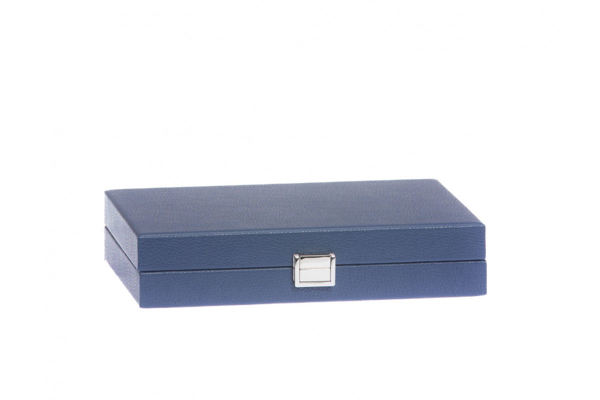 Baptiste Backgammon (Navy Blue) - Luxury Backgammon