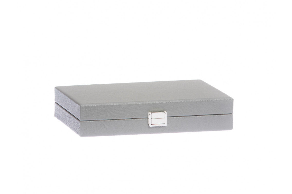 Baptiste Backgammon (Grey) - Luxury Backgammon