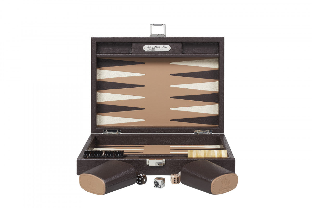 Baptiste Backgammon (Chocolate) - Luxury Backgammon