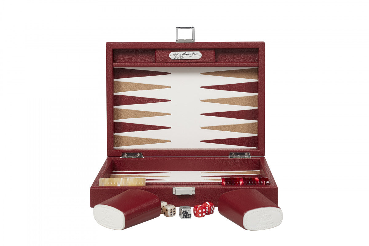 Baptiste Backgammon (Cremisi Beige) - Luxury Backgammon