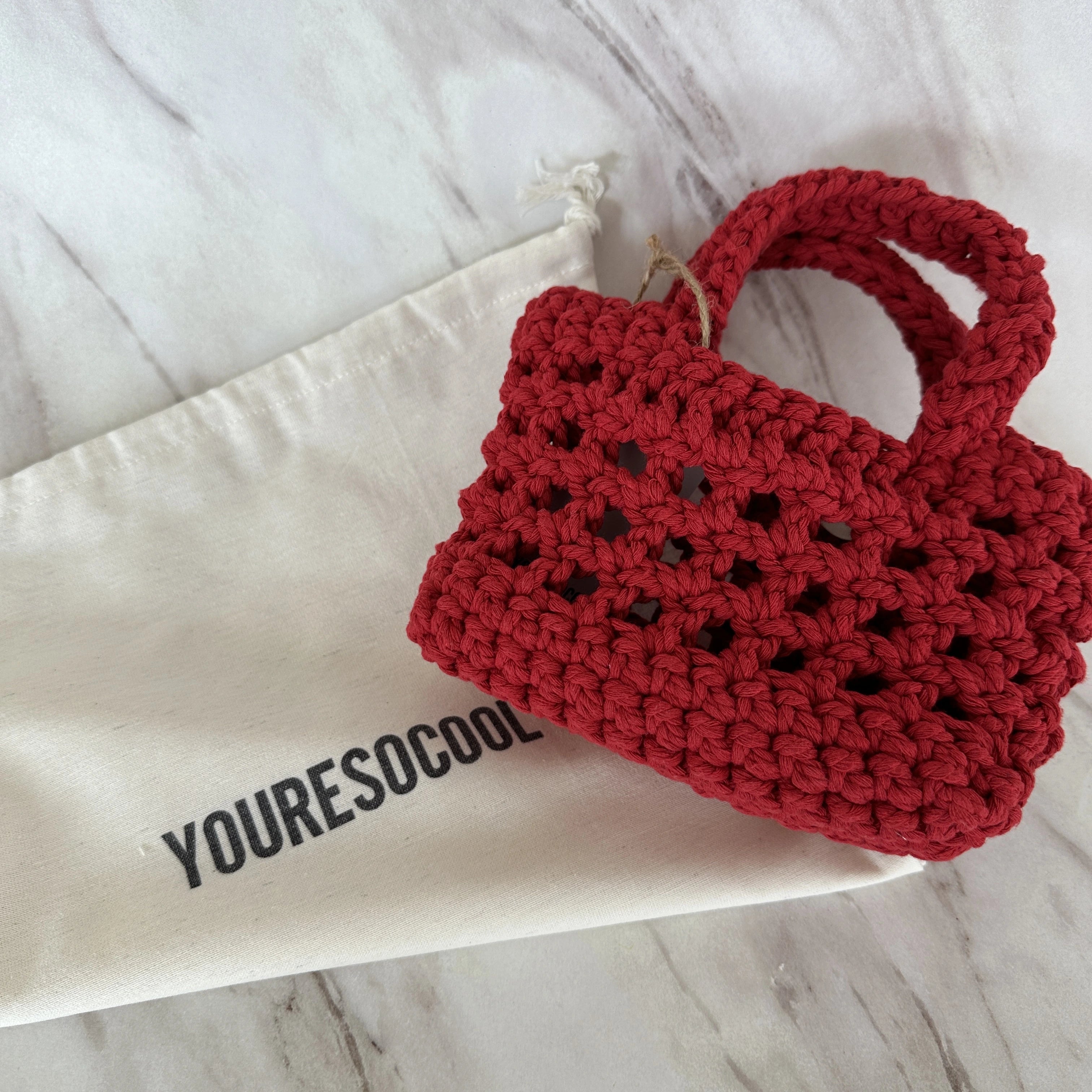 Small Bag YOURESOCOOL - Red