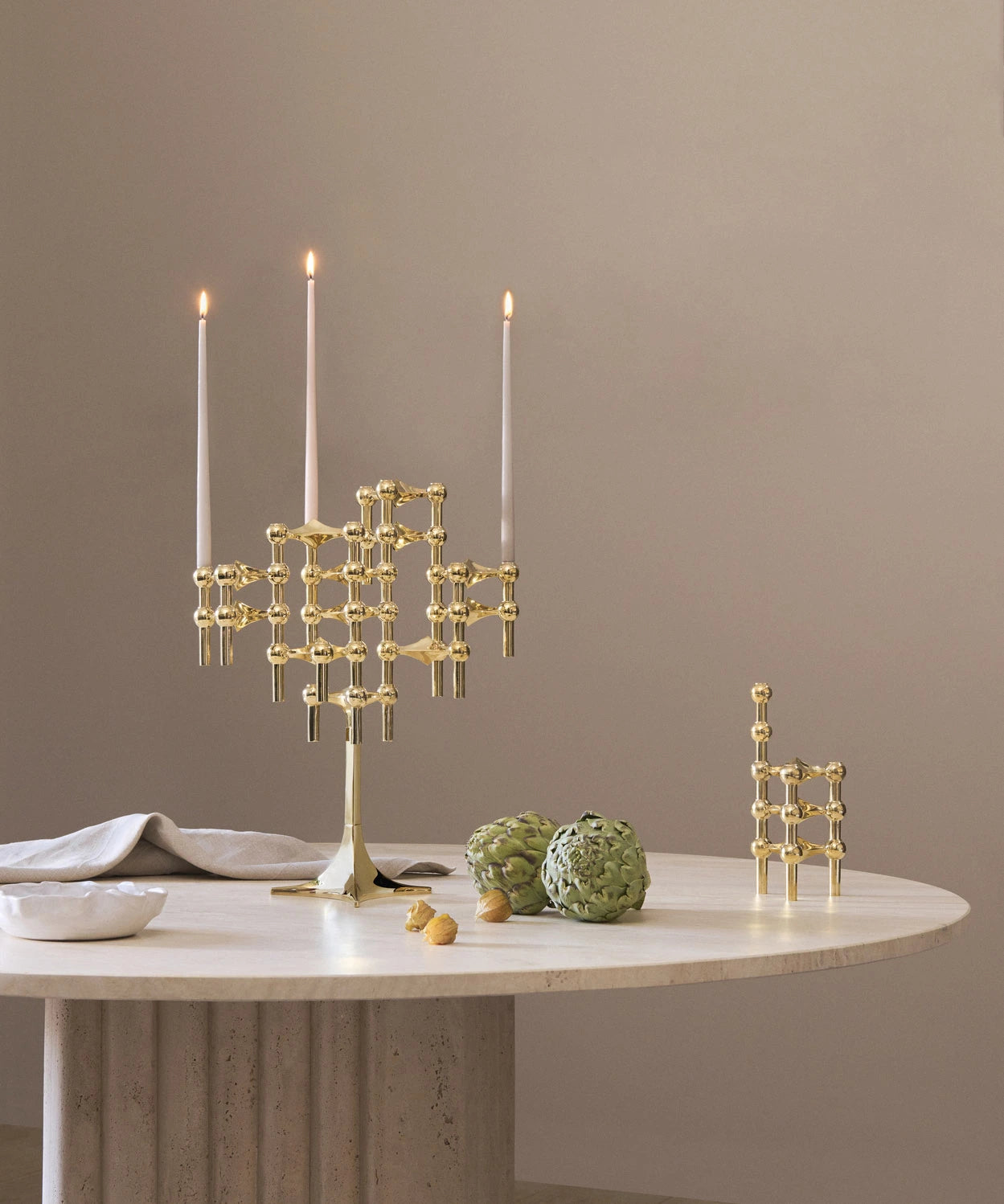 Candle Holder 3-pack (Brass)
