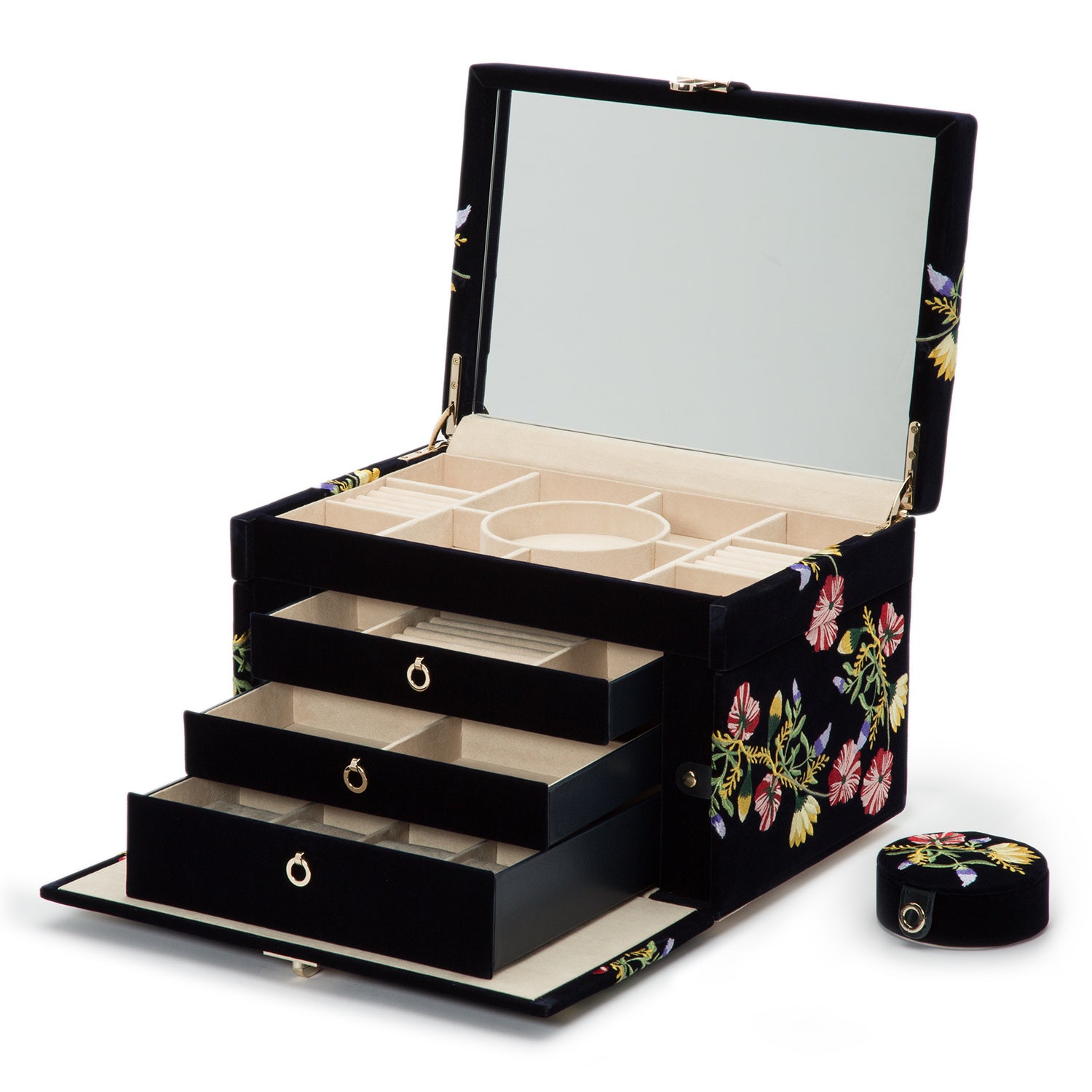 Zoe Large Jewellery Box (Indigo)