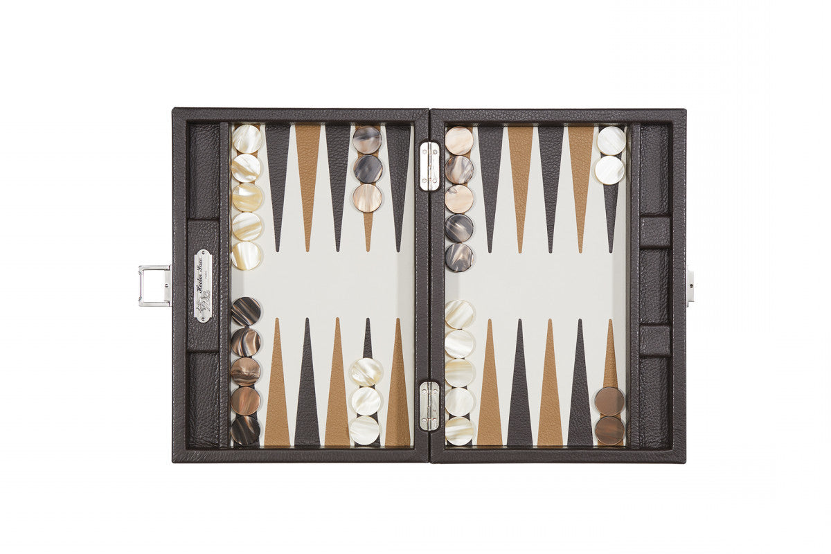 Baptiste Backgammon (Brown) -  Luxury Backgammon
