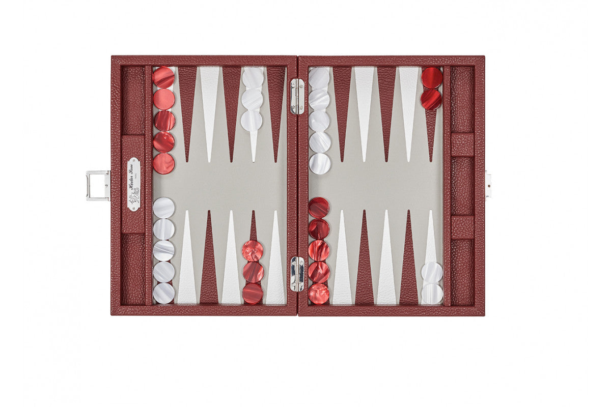 Baptiste Backgammon (Cremisi) - Luxury Backgammon